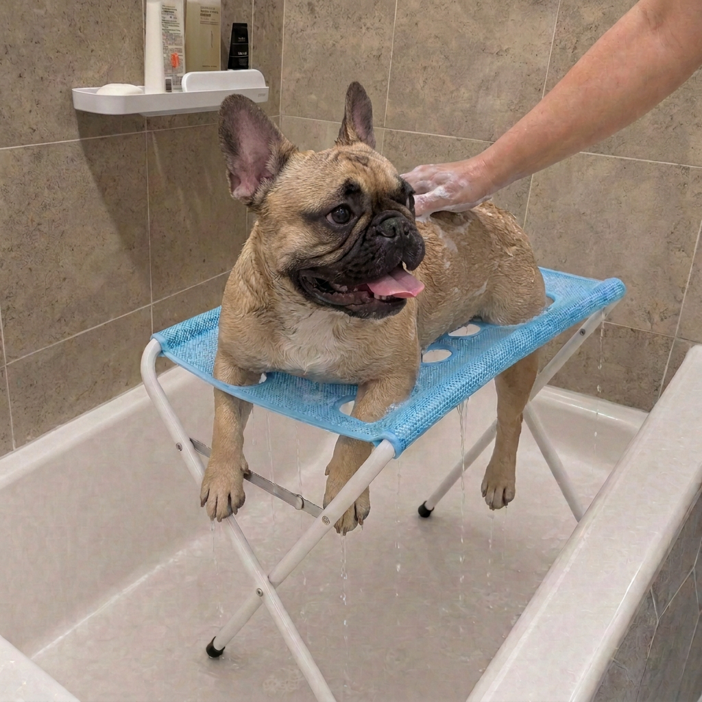 Foldable Grooming Station for Small Dogs and Cats